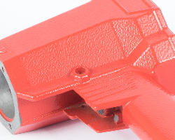 Pezzo verniciato con polimerizzazione particolare